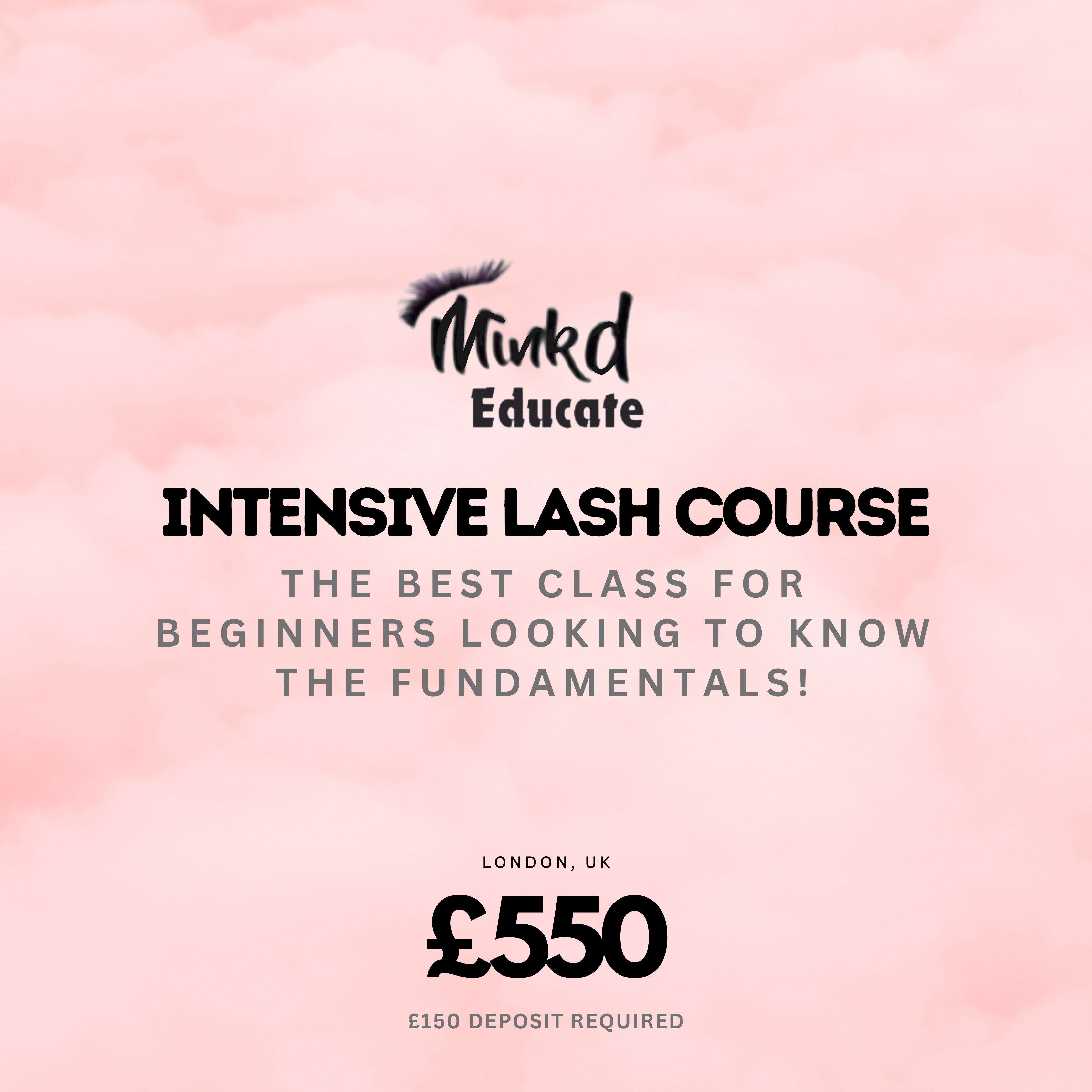 INTENSIVE COURSE: BEGINNER LASH TECHNICIAN