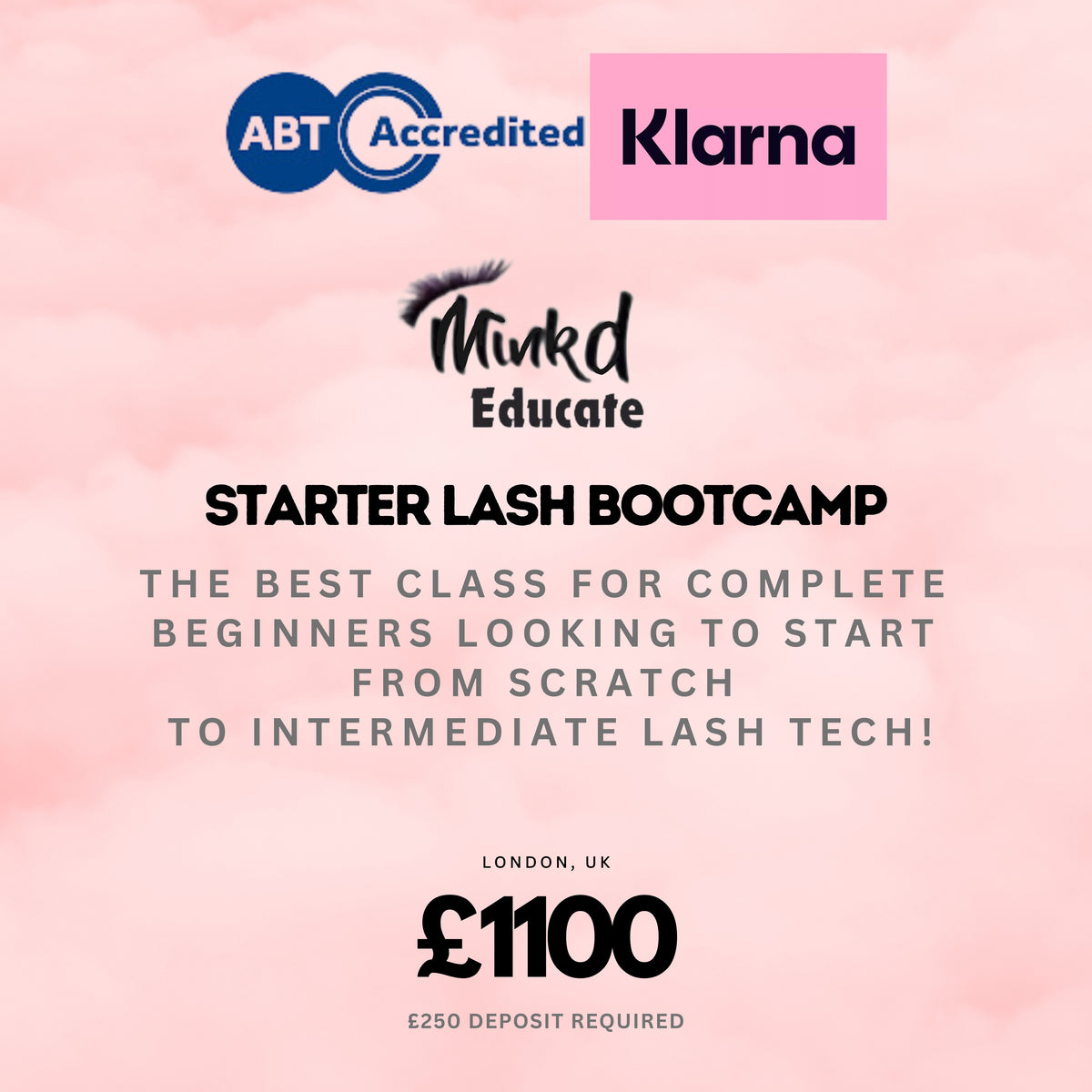 STANDARD BOOTCAMP: BEGINNER LASH TECHNICIAN
